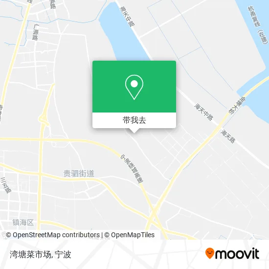 湾塘菜市场地图