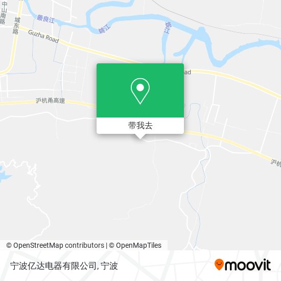 宁波亿达电器有限公司地图