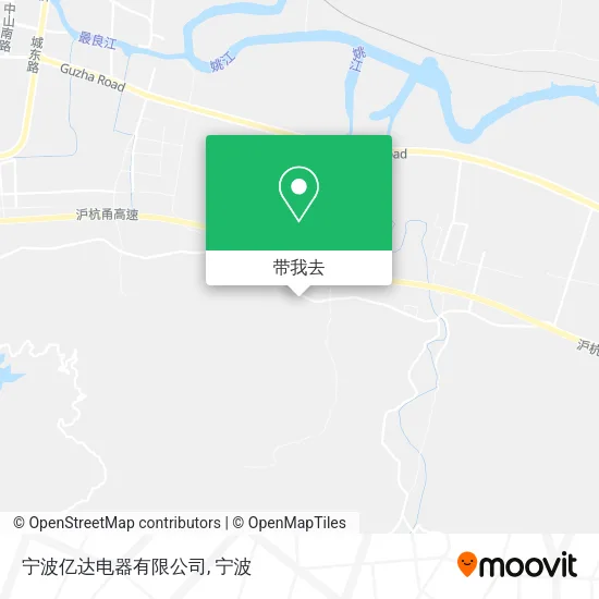 宁波亿达电器有限公司地图