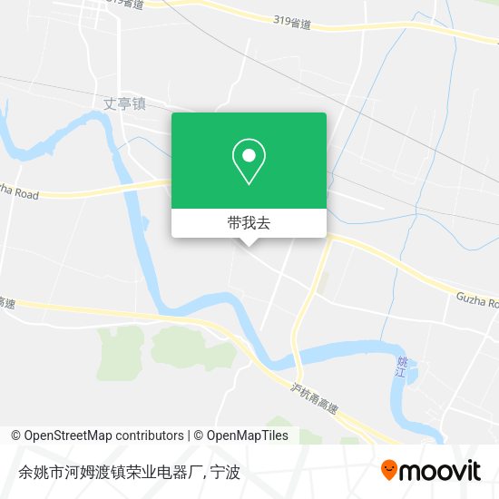 余姚市河姆渡镇荣业电器厂地图