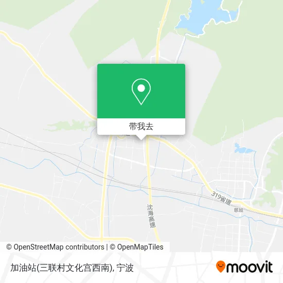 加油站(三联村文化宫西南)地图