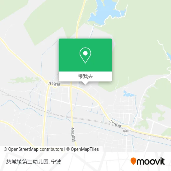 慈城镇第二幼儿园地图