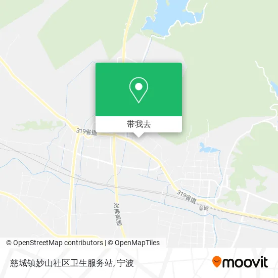 慈城镇妙山社区卫生服务站地图