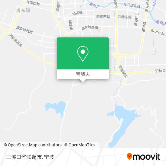 三溪口华联超市地图