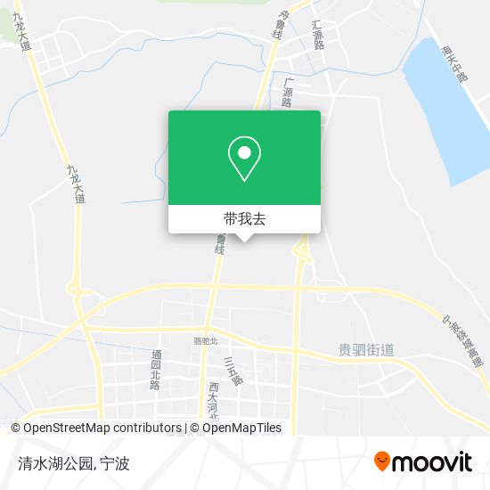 清水湖公园地图