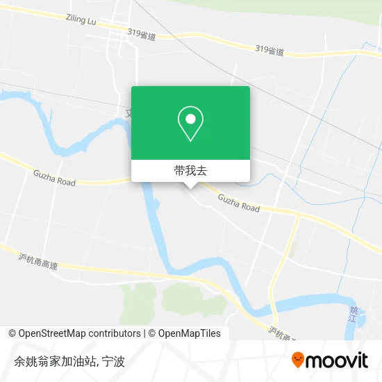 余姚翁家加油站地图