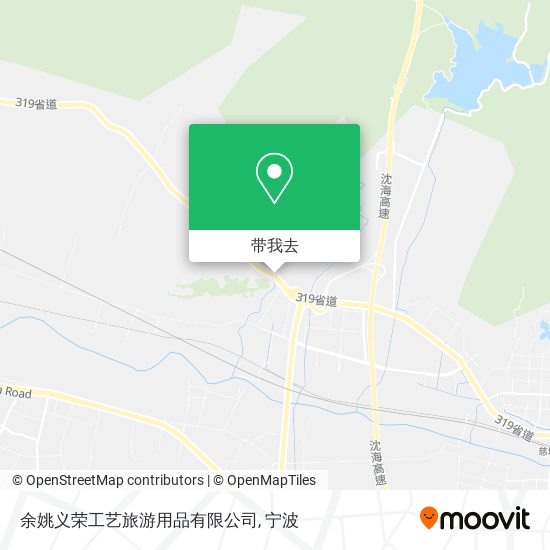 余姚义荣工艺旅游用品有限公司地图