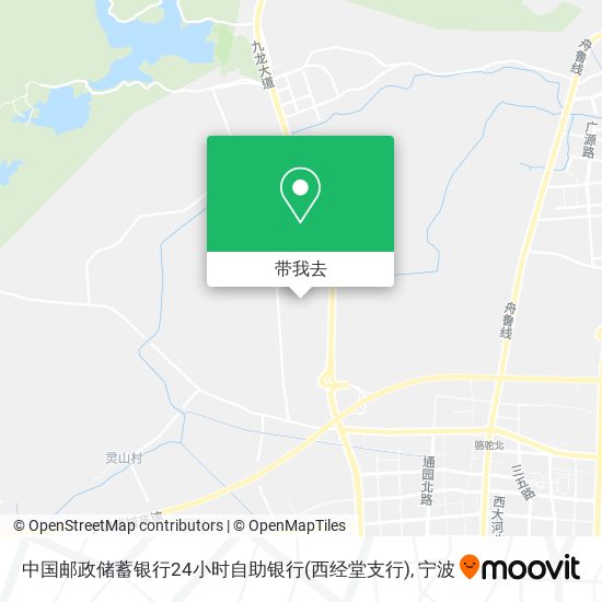 中国邮政储蓄银行24小时自助银行(西经堂支行)地图