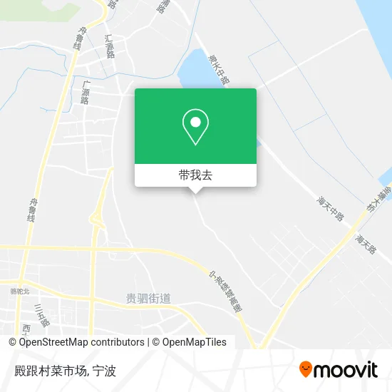 殿跟村菜市场地图
