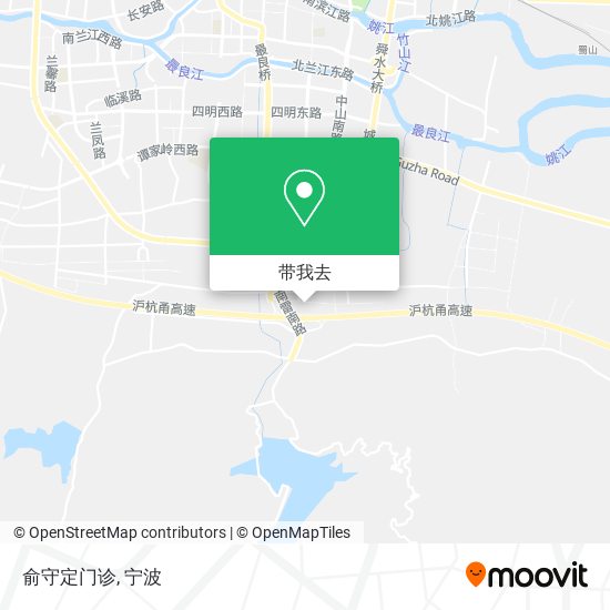 俞守定门诊地图
