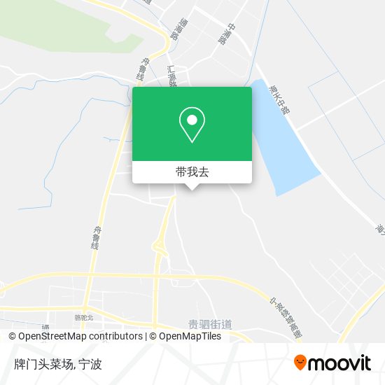 牌门头菜场地图