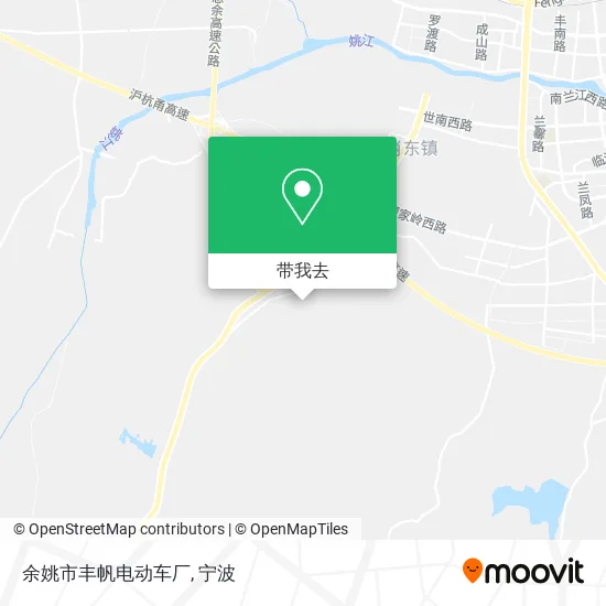 余姚市丰帆电动车厂地图