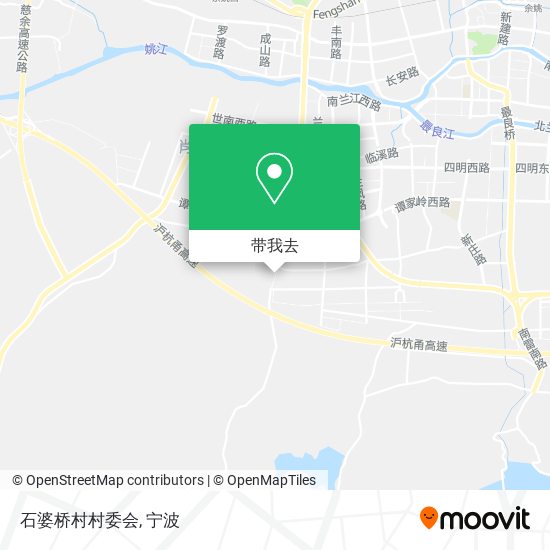 石婆桥村村委会地图