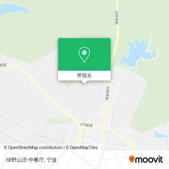 绿野山庄-中餐厅地图