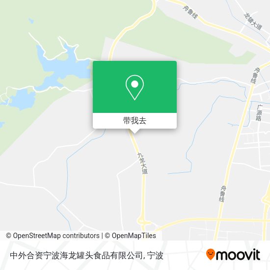 中外合资宁波海龙罐头食品有限公司地图