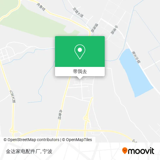 金达家电配件厂地图