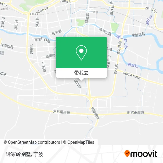 谭家岭别墅地图