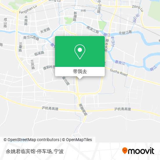 余姚君临宾馆-停车场地图