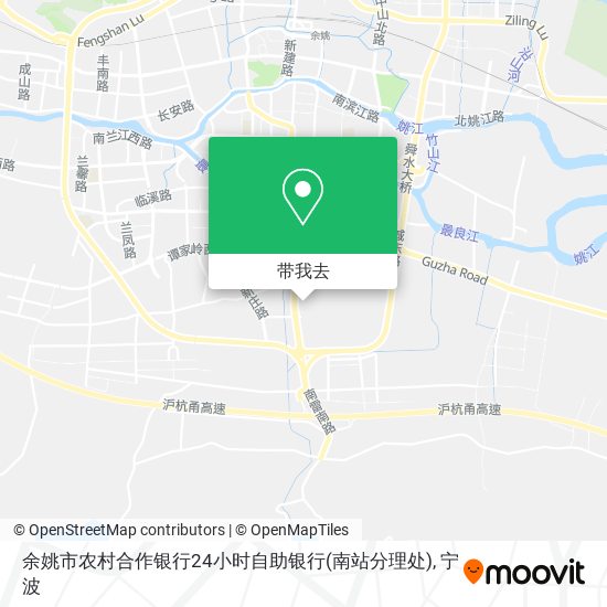 余姚市农村合作银行24小时自助银行(南站分理处)地图