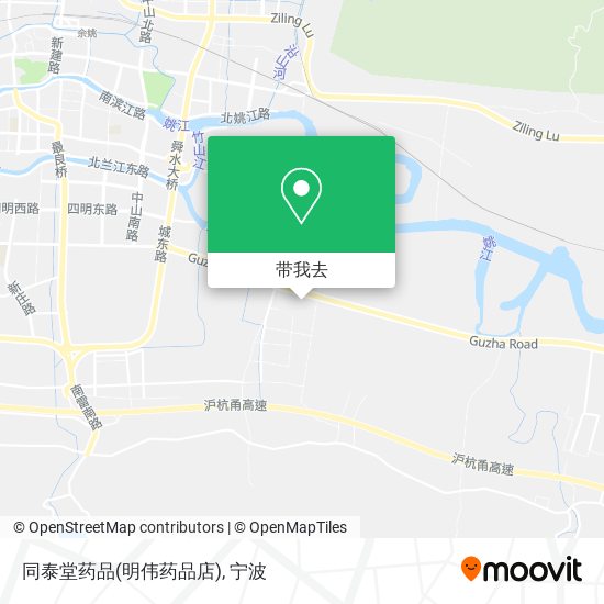 同泰堂药品(明伟药品店)地图
