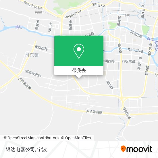 银达电器公司地图
