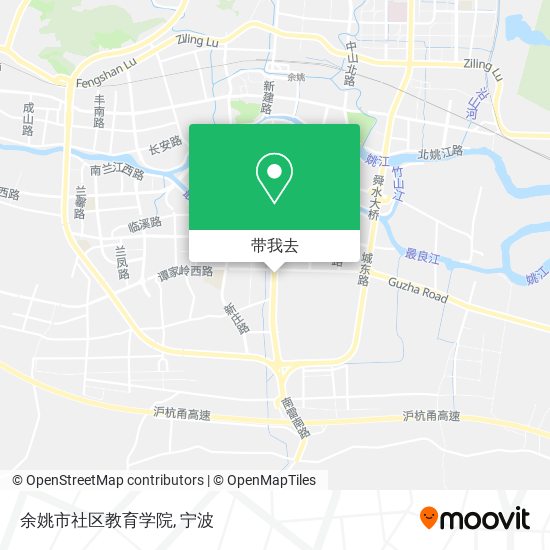 余姚市社区教育学院地图