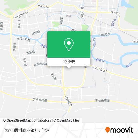 浙江稠州商业银行地图