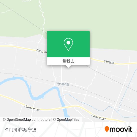 金门湾浴场地图
