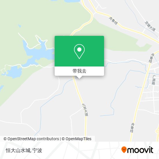 恒大山水城地图