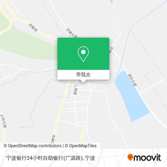 宁波银行24小时自助银行(广源路)地图