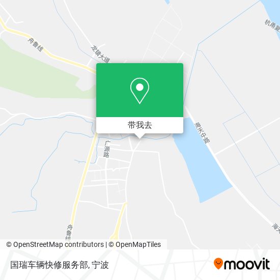 国瑞车辆快修服务部地图