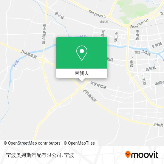 宁波奥姆斯汽配有限公司地图
