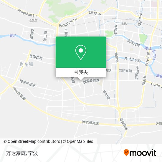 万达豪庭地图