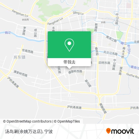 汤岛涮(余姚万达店)地图