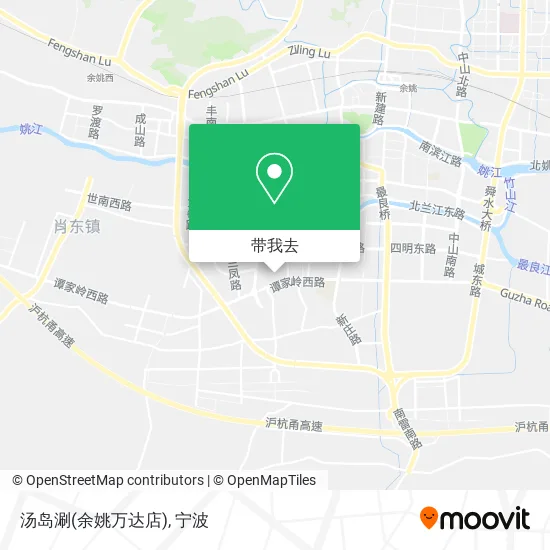 汤岛涮(余姚万达店)地图