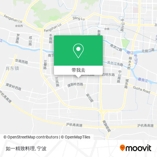 如一精致料理地图