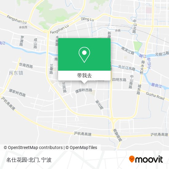 名仕花园-北门地图