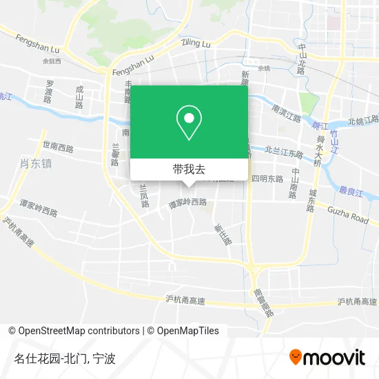 名仕花园-北门地图