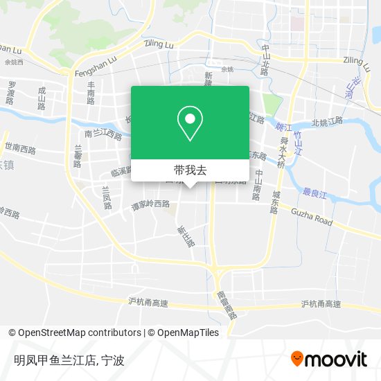 明凤甲鱼兰江店地图