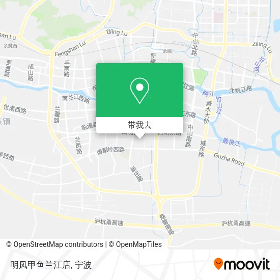 明凤甲鱼兰江店地图