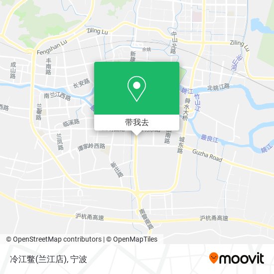 冷江鳖(兰江店)地图