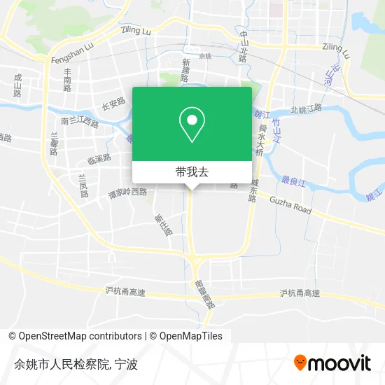 余姚市人民检察院地图