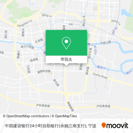 中国建设银行24小时自助银行(余姚江南支行)地图