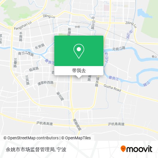 余姚市市场监督管理局地图