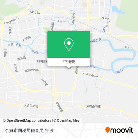 余姚市国税局稽查局地图
