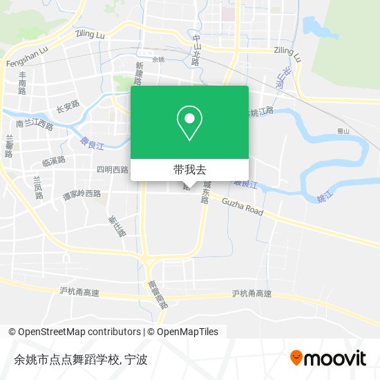 余姚市点点舞蹈学校地图