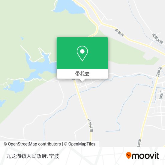 九龙湖镇人民政府地图