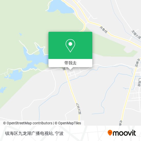 镇海区九龙湖广播电视站地图