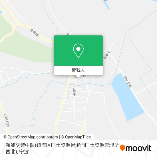 澥浦交警中队(镇海区国土资源局澥浦国土资源管理所西北)地图
