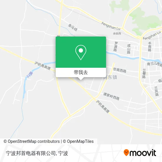 宁波邦首电器有限公司地图